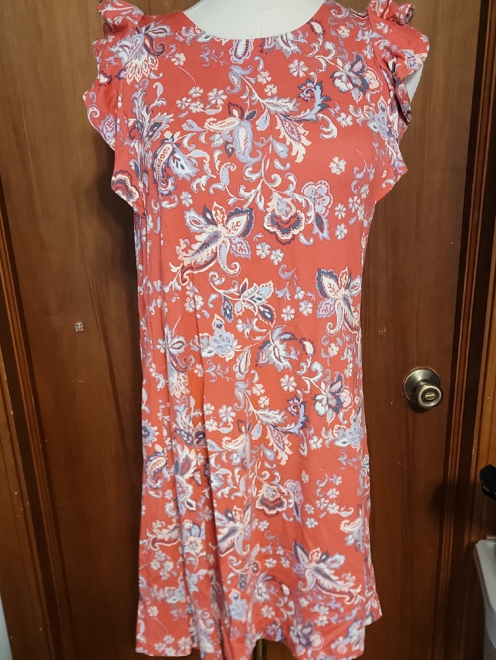 Floral Pink Swing Dress